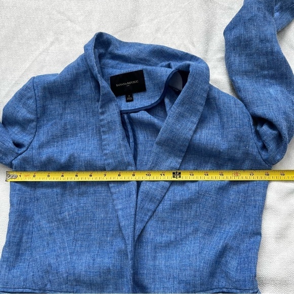 Banana Republic Tie Blazer Women Size 2 - Picture 7 of 11